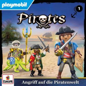 Das Cover zum Hörspiel Playmobil Pirates - Angriff auf die Piratenwelt