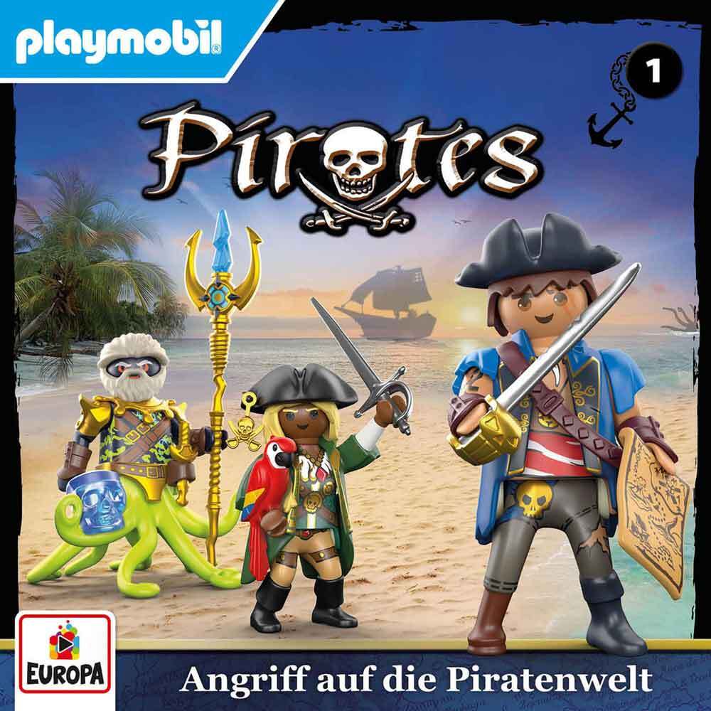 Das Cover zum Hörspiel Playmobil Pirates - Angriff auf die Piratenwelt